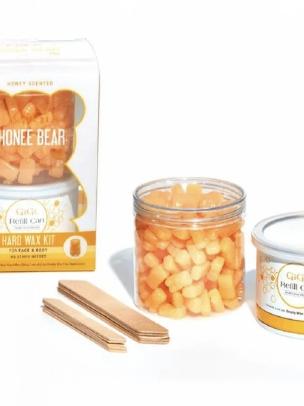 Honey Scented Hard Wax Kit - Peach